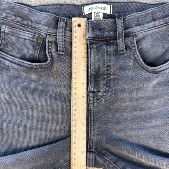 Madewell Jeans Womens Size 29P Petite Kick Out Full Length Denim Ankle Slit F631 - Picture 14 of 16